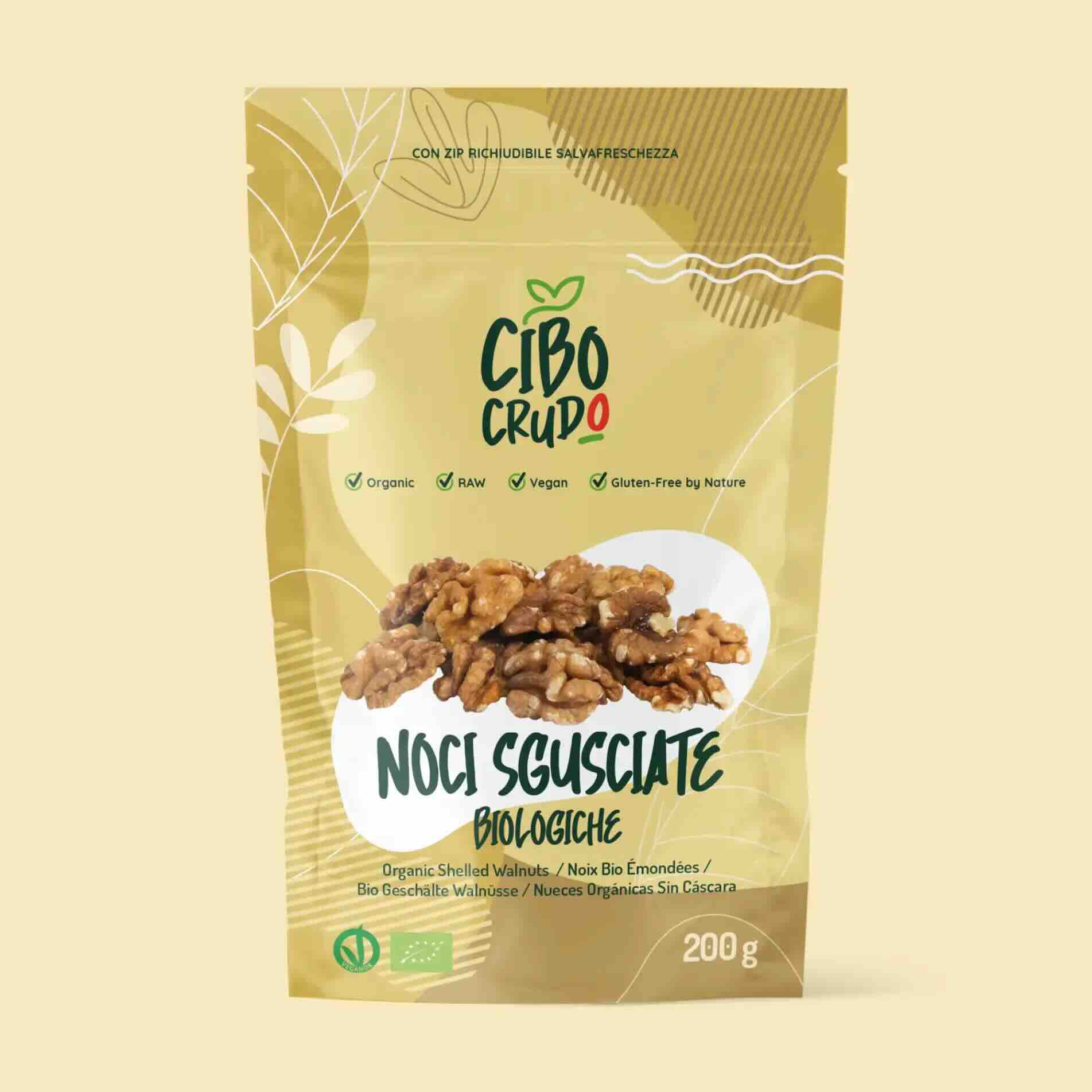 Noci Sgusciate Biologiche Crude - 200 gr